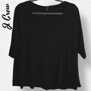 ‼️J. CREW BLACK  SCOOP NECK T𝐎𝐏
